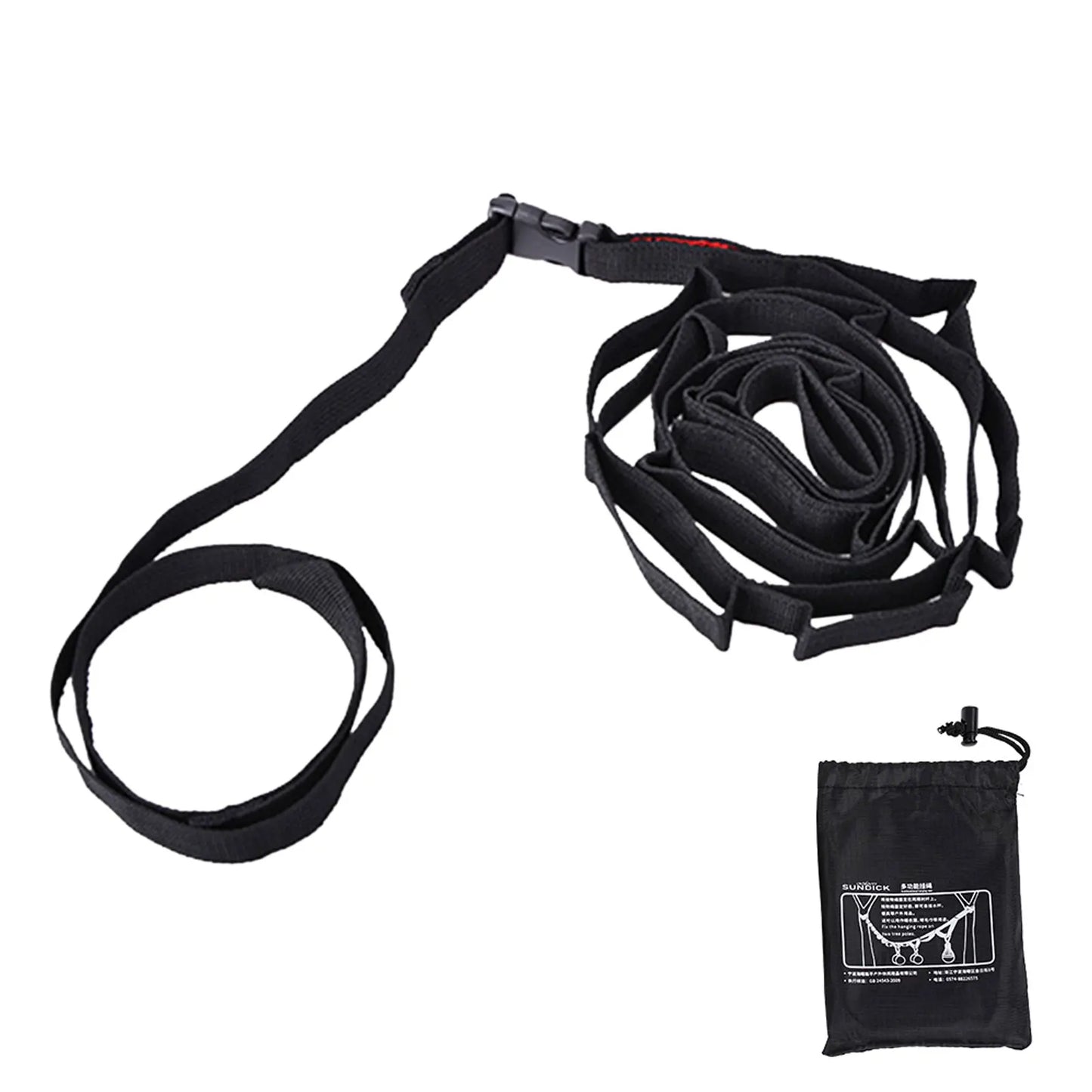 Outdoor Camping Lanyard Hanger, 6.5Ft Hanging Strap for Kitchen Utensil, Bags, Lantern, Lamp, Storage Rope Extension Belt