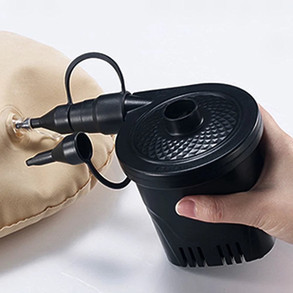 Electric Inflatable Compressor Pump Portable Lightweight Electric Pump Inflator for Inflatable Bed Rubber Boat