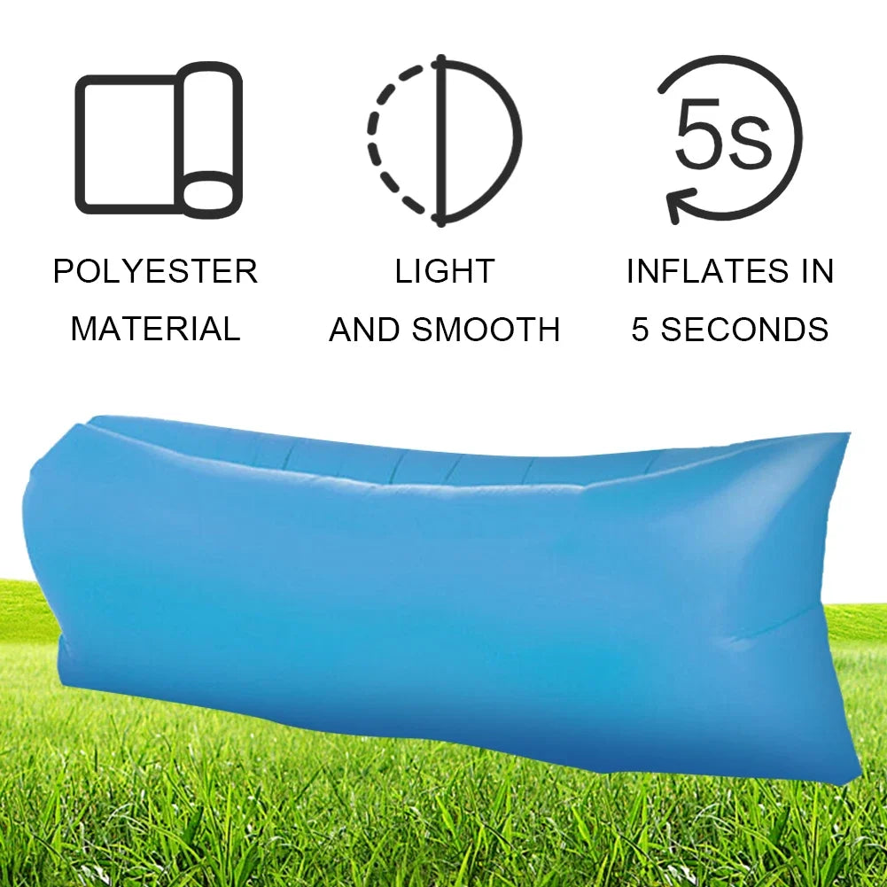 Inflatable Sofa Chair - Portable Lounger for Outdoor Events, Camping, and Music Festivals