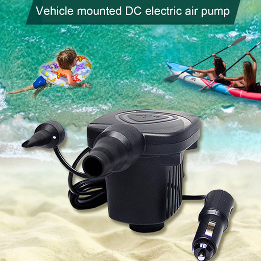 Electric Inflatable Compressor Pump Portable Lightweight Electric Pump Inflator for Inflatable Bed Rubber Boat