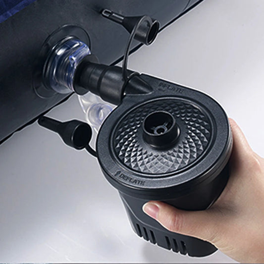 Electric Inflatable Compressor Pump Portable Lightweight Electric Pump Inflator for Inflatable Bed Rubber Boat