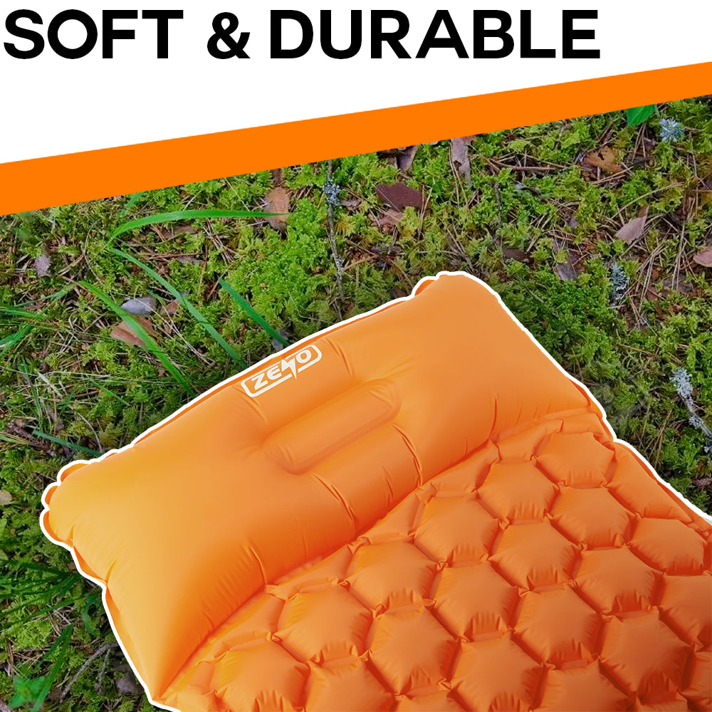ULTRALIGHT WEIGHT PORTABLE AIR BED INFLATABLE SLEEPING MATTRESS CAMPING MAT ZENO