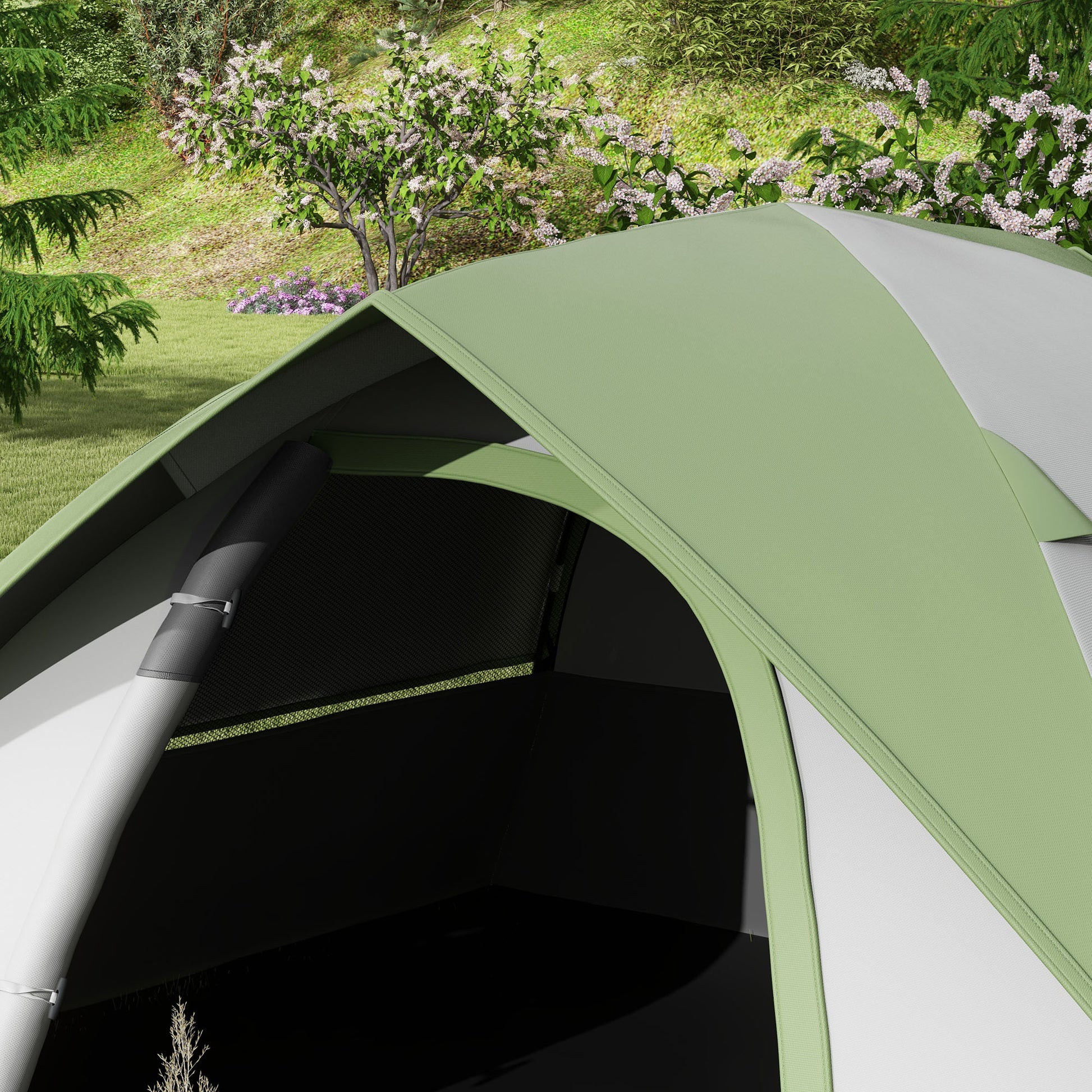 Camping Tent for 2 Person with Sewn-In Groundsheet, 3000Mm Waterproof