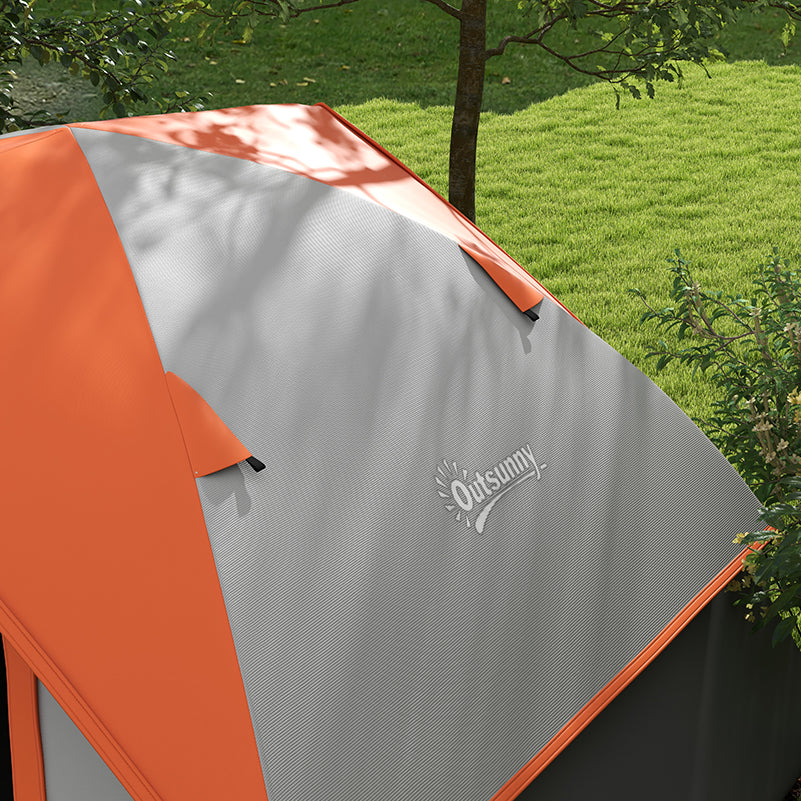Camping Tent for 2 Person with Sewn-In Groundsheet, 3000Mm Waterproof